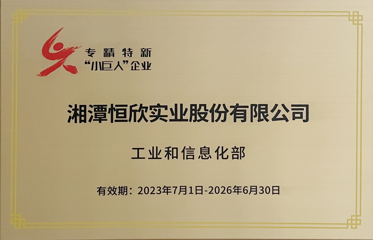 國(guó)家級(jí)專精特新&ldquo;小巨人&rdquo;企業(yè)